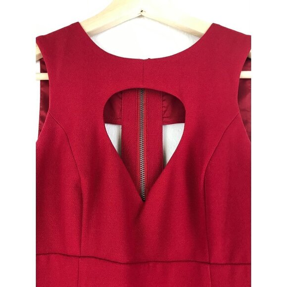 BCBG Generation Red Cut-Out Mini Dress Size 2 - Picture 4 of 16